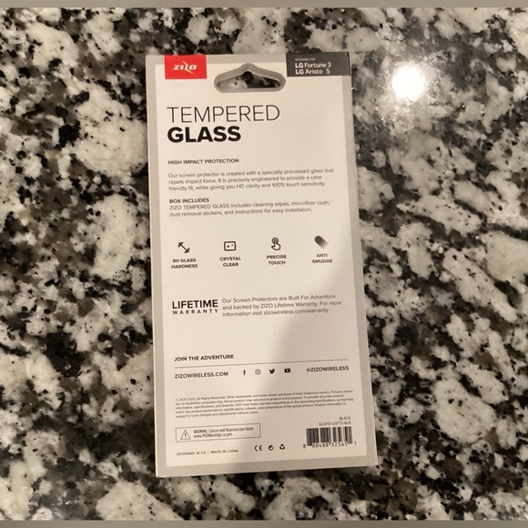 LG FORTUNE 3 / ARISTO 5 / TRIBUTE MONARCH TEMPERED GLASS SCREEN PROTECTO… - Picture 2 of 3